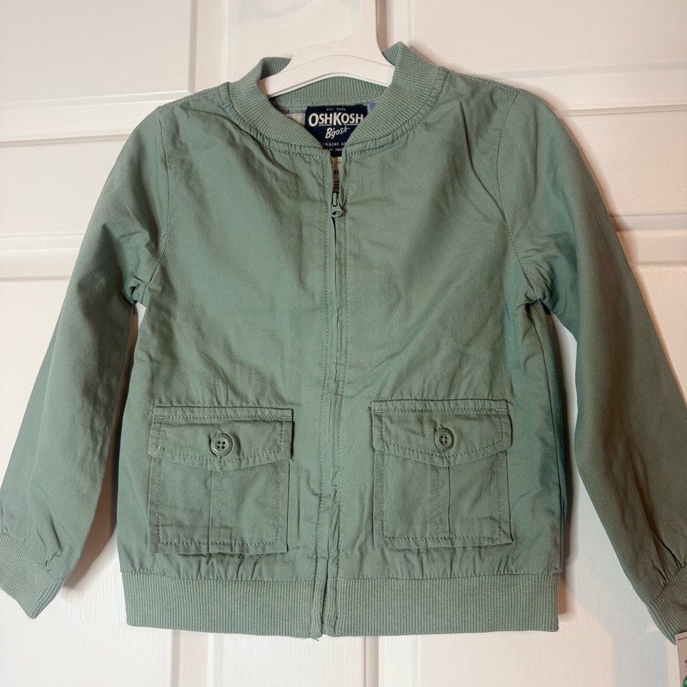 OshKosh B'gosh Kids Green Zip-Up Jacket